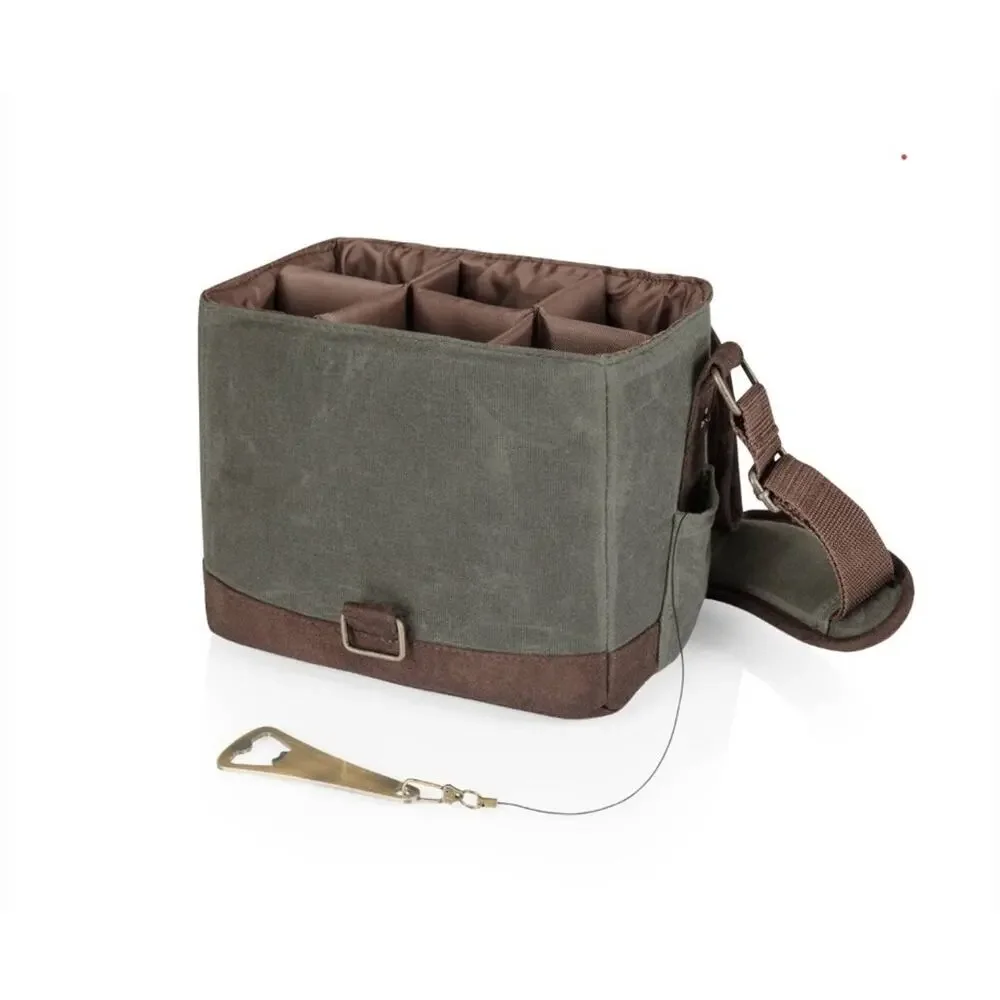 New Legacy Beer Caddy, Drink Caddy 6-pack Cooler Tote Carrier with Bottle Opener